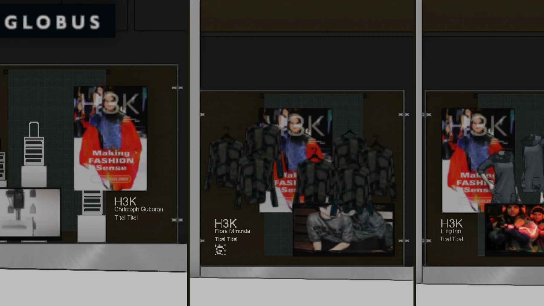 Making FASHION Sense — Globus window detail